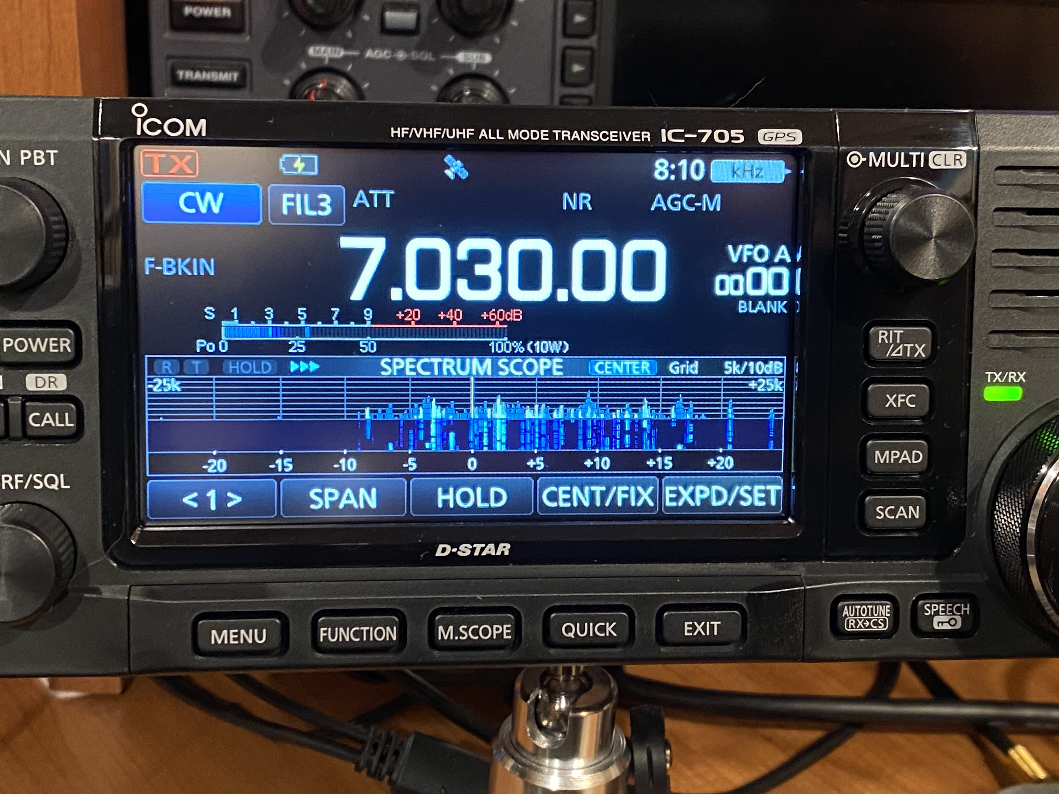The New Icom Ic 705 Portable Sdr Hfvhfuhf Transceiver 