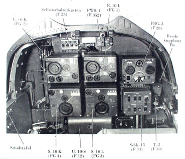 A typical airborne radio operator's position.
