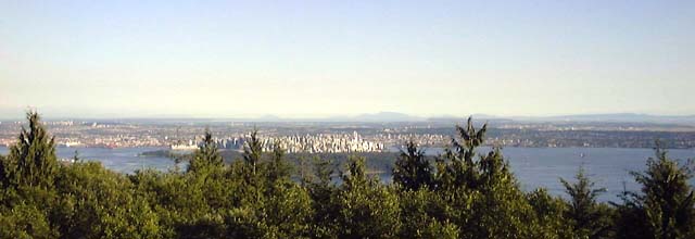 View of Vancouver from Cypress Bowl.